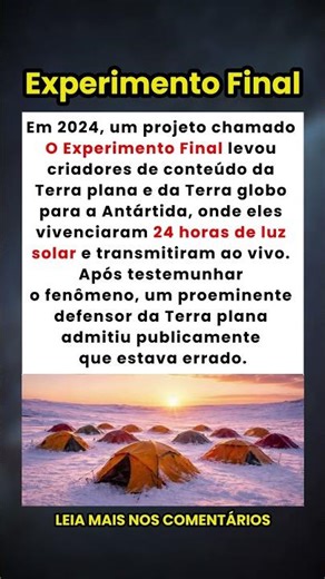 Terraplanista vai para a Antártida, vê o sol de 24h e admite que estava errado! 🤯