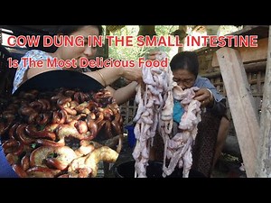 Cow Dung One Of The Most Delicious Food | Eating Beef Stool
