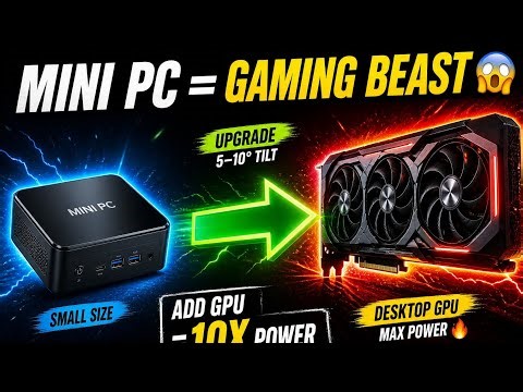 👉 Turn Your Mini PC into a Gaming Beast 🖥️🔥 External GPU Setup Explained!