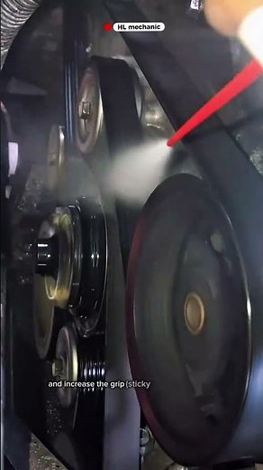 how to fix a squeaking fan belt #solution #noise #fanbelt #howto #mechanical