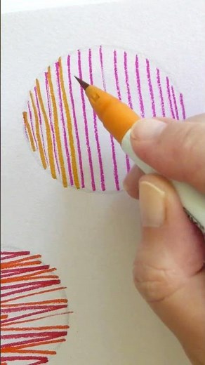 Stress relief drawing to calm your mind