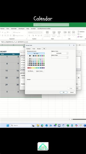 864K views · 5.1K reactions | Calendar #excelbyromeocostillas #excel #exceltagalog #exceintheworkplace #excelpinoy #exceltips #exceltricks | MS Excel Tutorial by RCostillas | Facebook
