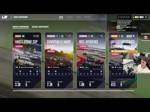 🔴 LIVE - MASSIVE CRASH and SERVER LAG | 2.4 hours of Le Mans Instead