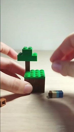 Micro Lego Minecraft остров. island