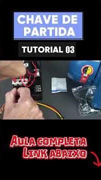 Como instalar CHAVE DE PARTIDA em motor elétrico - Aula 03