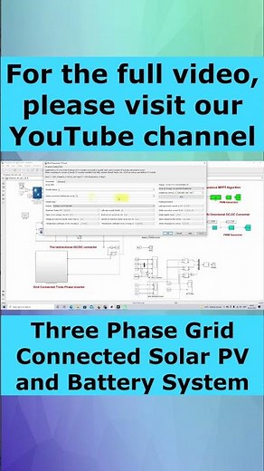 Three Phase Grid Connected Solar PV and Battery System
