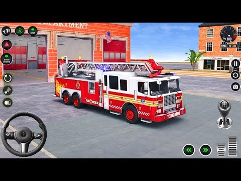 Fire Truck Simulator 3D – Real Emergency Fire Rescue 🚒🔥– Android Gameplay