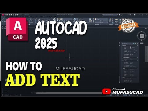 How To Add Text In AutoCAD 2025