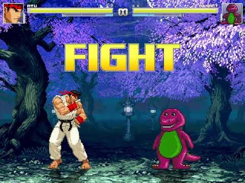 MUGEN: Ryu vs Barney