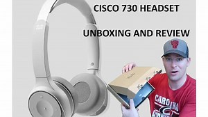 Cisco 730 headset unboxing and review