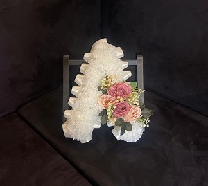 SINGLE LETTER Funeral Flowers Artificial Tribute Grave Memorial - Etsy Canada