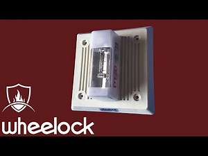 Wheelock EH-DL1-WM-24-W Horn Strobe Fire Alarm Test