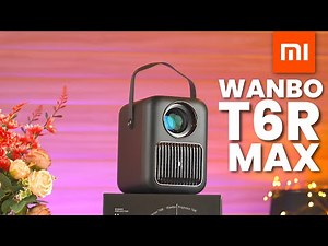 Xiaomi Wanbo T6R Max Best Portable FHD Projector 2023 | India | Unboxing & Review | 4K HDR Support