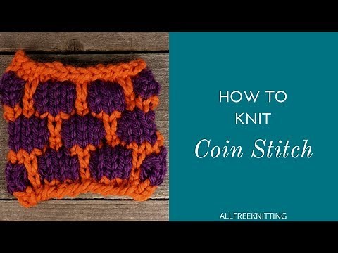 How to Knit the Coin Stitch