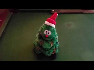 Sound N Light Animated Singing Rockin Robbie Christmas Tree