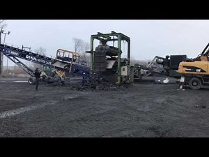 Slag crushing and metal separation