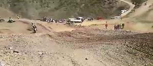 Motocrossed Rider Crushed By Competitors