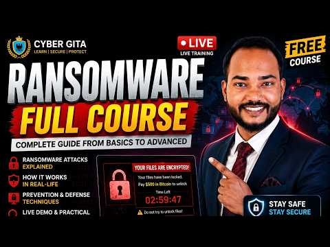 Ransomware Course Full Tutorial | SCADA ICS Hacking & Snake EKANS Explained