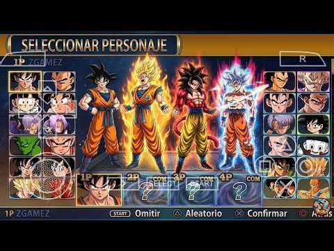 New DBZ TTT Mod Madness of Dimension Tenkaichi Tag Team ISO PPSSPP