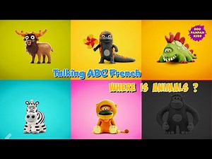 French Talking ABC - Where are the Animals? |Boopanpankids