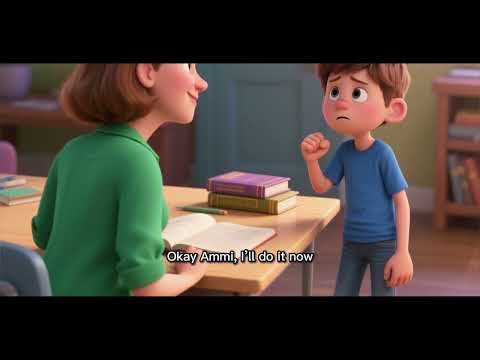 Ali Forgot His Homework! 😅 A Family Lesson Story | Ali’s Missing Homework Mystery