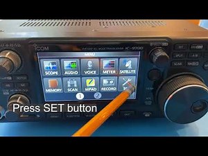 Icom IC-9700 Configuration to use M5Stack smart CAT/CIV display