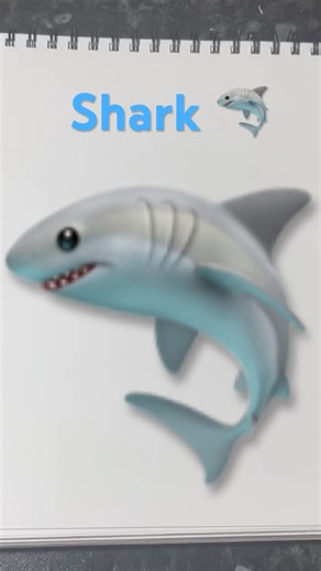 🦈 Shark drawing ✍️ #art #artandcraft #shark #sharkdrawing