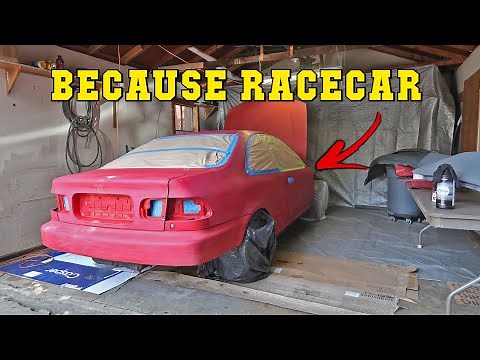 EJ1 Civic Single Stage VIPER RED Paint job !