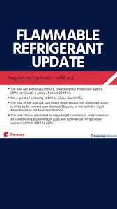 13 reactions | Stay informed with the latest updates on flammable refrigerants! Watch the full video on the HVAC School website or click the link here ▶️ https://buff.ly/3CyeQX5 #HVACTech #RefrigerantUpdate #HVACSchool #HVAC | HVAC School | Facebook