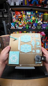 Star Wars X Christmas - Tie Fighter Snowflake Kit Card PRINTER: Flashforge AD5X @flashforge_official STL: "Tie Fighter Snow flake Kit Card" by angrelou on Maker World | Mike's Quest Log