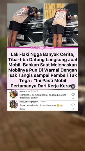 Semoga Bisa Beli mobil lagi ya bang🙏