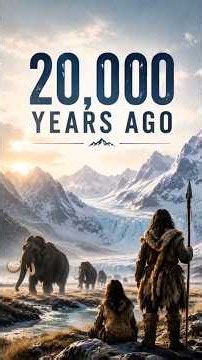 20,000 years ago, Earth was a frozen world… and humans shared it with mammoths.