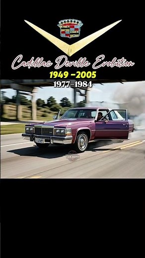 Cadillac DeVille Evolution (1949–2005) #luxautox #carevolution #classiccars