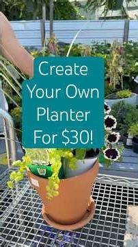 Create your own planter on any budget!