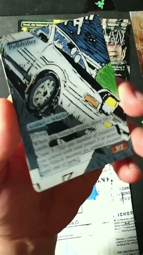 Initial D Lasered MTG Card Alter! #mtg #mtgalter