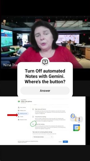 How to turn Off automated Notes, Transcript, Recording in Google Meet #meeting #records #control