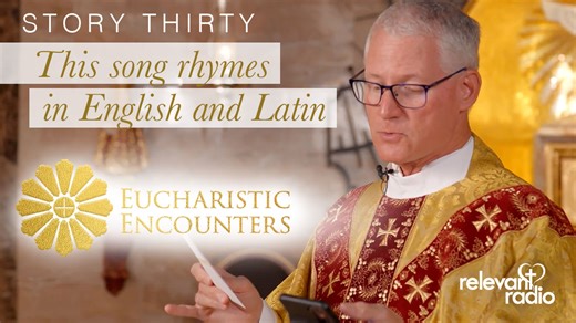 1.3K reactions · 107 shares | Today I want to tell you about some hidden gems in the Liturgy that St. Thomas Aquinas composed in the 13th century. Sign up for Father Rocky's new, free video series and discover our best-rate travel packages to the National Eucharistic Congress: relevantradio.com/encounter #eucharisticencounter #nationaleucharisticcongress #EucharisticMiracle #catholic | Relevant Radio | Facebook