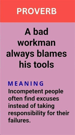 Proverb and its meaning 01