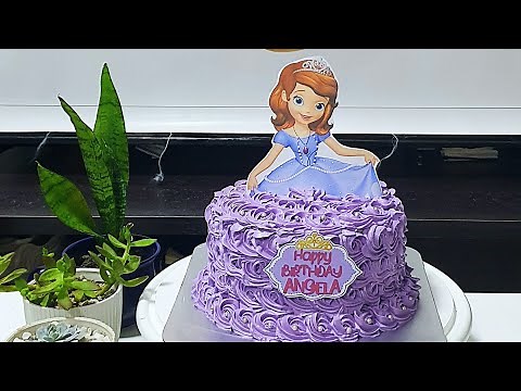 Princess Sofia Cake | Sofia the first Cake | Rhyes Bakes