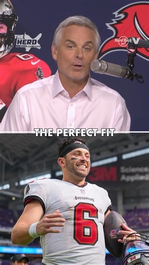 This is not the same Baker Mayfield we saw with the Browns 🏴‍☠️ | Colin Cowherd