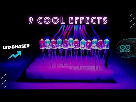 Arduino sequential LED project | led chaser circuit | arduino project |