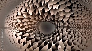 abstract representation of the human experience, with intertwining paths, obstacles, and moments of clarity depicted through shapes and colors