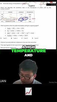 IGCSE Chemistry - Sulfuric Acid Production Contact Process Conditions Explained #shorts