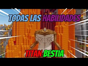 Habilidades del TITAN BESTIA | Shingeki No Craft | Minecraft #snk #snc