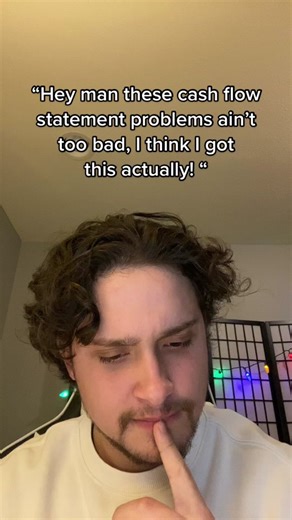 Played like a fool #accounting #accountant #cpa #big4 #public #publicaccounting #intro #financial #finance #managerial #cost #tax #audit #intermediate #advanced #statement #income #loss #net #balancesheet #balance #cash #cashflows #debit #credit #college #class #test #exam #university #gaap #study #cashflows #statement #finals #finalsweek #theaccountingrapper