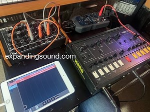 Moog Cp-251 and Korg X-911 guitar synthesizer, Sunday Morning fun