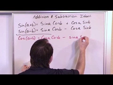 Lesson 9 - Addition And Subtraction Identities, Part 1 (Trig & PreCalculus)