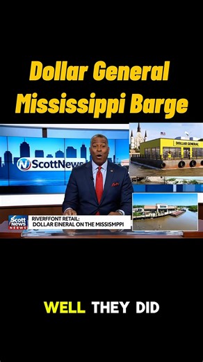 Scott Everett Nichols on Instagram: "Dollar General, Mississippi barge Dollar General Opens Floating Location on Mississippi River Barge Commerce reached new and deeply unnecessary heights today with the grand opening of the world’s first floating Dollar General, located on a working barge cruising up and down the Mississippi River. That’s right. You no longer have to leave the river to experience Dollar General. Dubbed “Dollar General: River Edition,” the barge travels north and south servicing