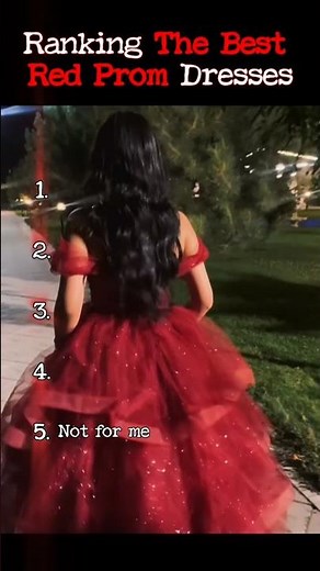 Best Red Prom Dresses Ranked