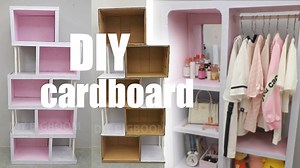 431K views · 6.2K reactions | Transform Used Old Cardboard Boxes into a Smart Wardrobe and Shelf | Diy Bigboom | Facebook